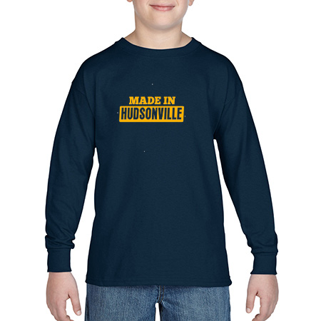 Hudsonville Youth Heavy Cotton™ Youth Long Sleeve T-Shirt - Image 8