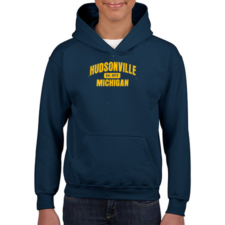 Hudsonville Youth Heavy Blend™ Youth Hooded Sweatshirt - Image 9
