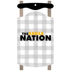 Alternative view of Hudsonville Sled Ornament