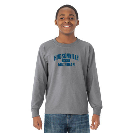 Hudsonville Youth DRI-POWER Youth Long Sleeve T-Shirt - Image 26