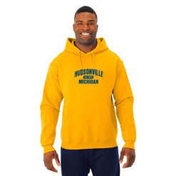 Alternative view of Hudsonville Adult NuBlend® Hooded Sweatshirt