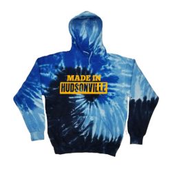 Alternative view of Hudsonville Adult Tie Dye Fleece Pullover