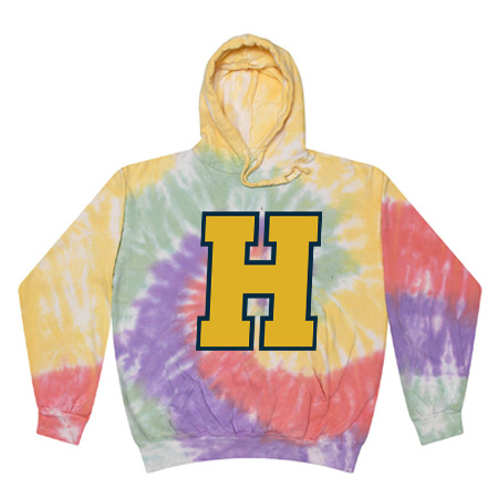 Hudsonville Youth Youth Tie Dye Fleece Pullover - Image 36