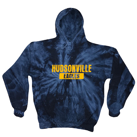 Hudsonville Youth Youth Tie Dye Fleece Pullover - Image 7