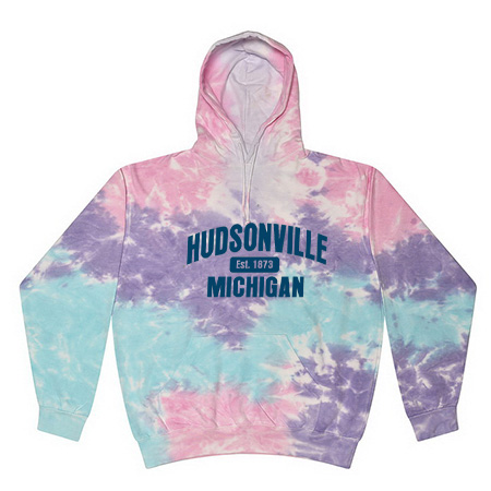Hudsonville Youth Youth Tie Dye Fleece Pullover - Image 37