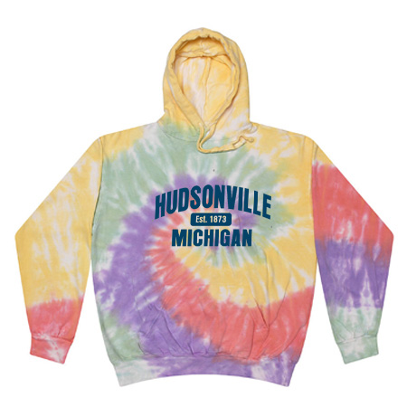 Hudsonville Youth Youth Tie Dye Fleece Pullover - Image 23