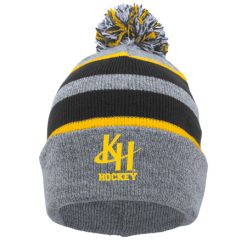 KH Hockey KNIT FOLD OVER POM-POM BEANIE