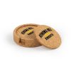 KH Hockey Circular Cork Coaster Set of 4 with holder