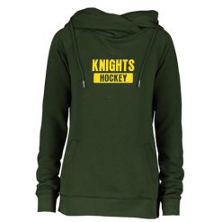 Alternative view of KH Hockey Ladies Classic Fleece Funnel Neck Pullover Hood