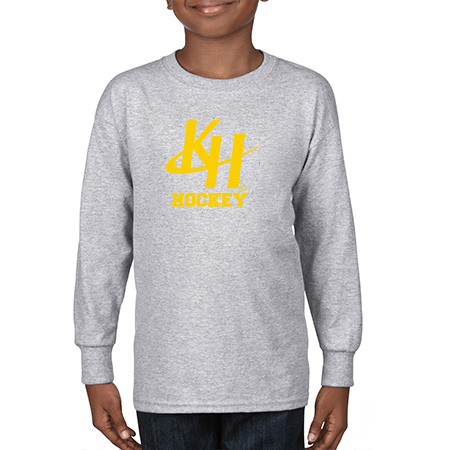 KH Hockey Youth Heavy Cotton™ Youth Long Sleeve T-Shirt - Image 9