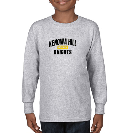 KH Hockey Youth Heavy Cotton™ Youth Long Sleeve T-Shirt - Image 4