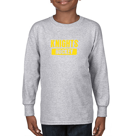 KH Hockey Youth Heavy Cotton™ Youth Long Sleeve T-Shirt - Image 8