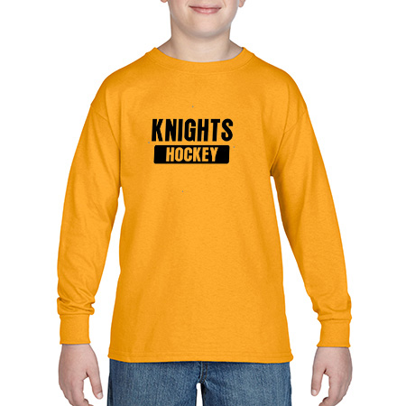KH Hockey Youth Heavy Cotton™ Youth Long Sleeve T-Shirt - Image 2