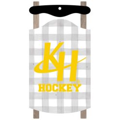 Alternative view of KH Hockey Sled Ornament