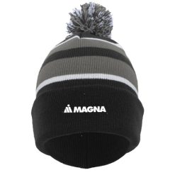 Magna Office KNIT FOLD OVER POM-POM BEANIE