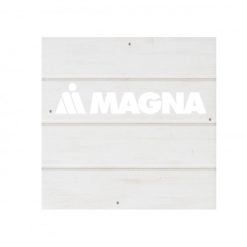 Magna Office White Wood Pallet Coaster  Set of 1  no holder