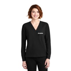 Magna Office Ladies Ladies Wrap Blouse