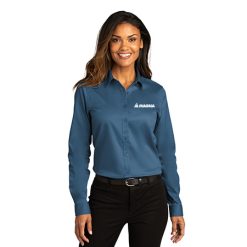 Alternative view of Magna Office Ladies Ladies Long Sleeve SuperPro React™Twill Shirt