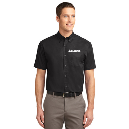 Magna Office Adult Tall Short Sleeve Easy Care Shirt