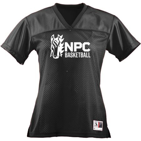 NPC Basketball Ladies Junior Fit Replica Football Tee - Image 5