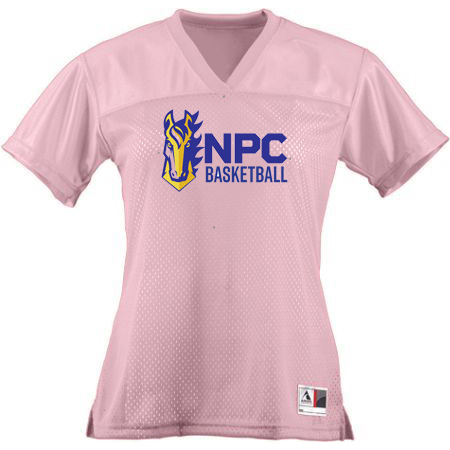 NPC Basketball Ladies Junior Fit Replica Football Tee - Image 6