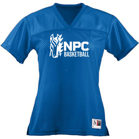 NPC Basketball Ladies Junior Fit Replica Football Tee - Image 3