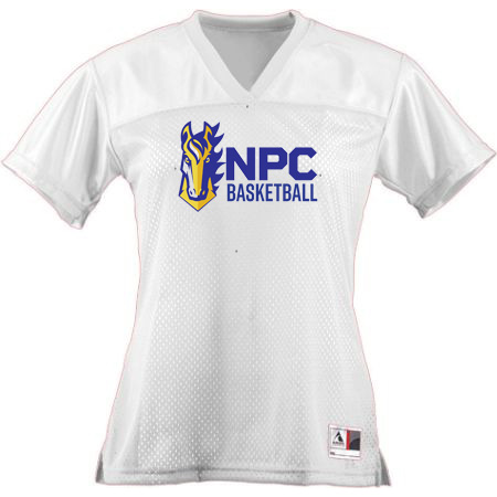 NPC Basketball Ladies Junior Fit Replica Football Tee - Image 10