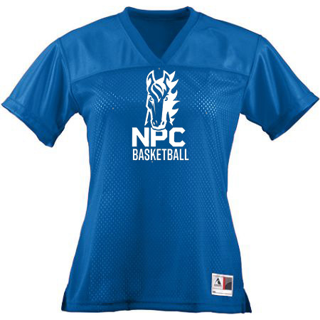 NPC Basketball Ladies Junior Fit Replica Football Tee