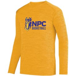 NPC Basketball Adult SHADOW TONAL HEATHER LONG SLEEVE TEE