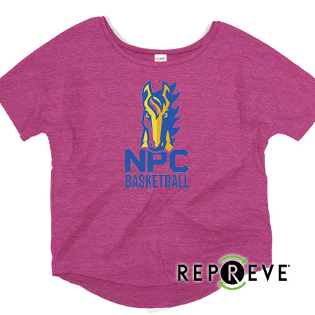 NPC Basketball Ladies Triblend Flowy Tee - Image 6