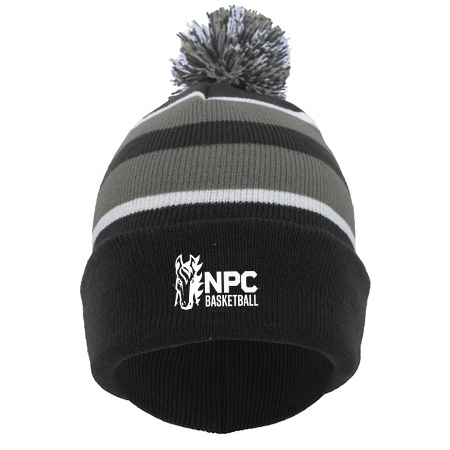 NPC Basketball KNIT FOLD OVER POM-POM BEANIE - Image 32