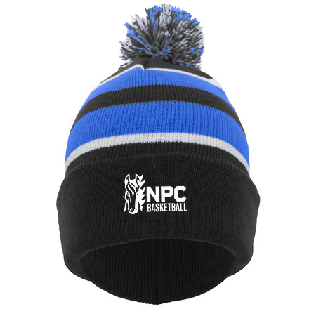 NPC Basketball KNIT FOLD OVER POM-POM BEANIE - Image 4