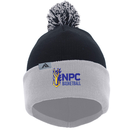NPC Basketball KNIT FOLD OVER POM-POM BEANIE - Image 24