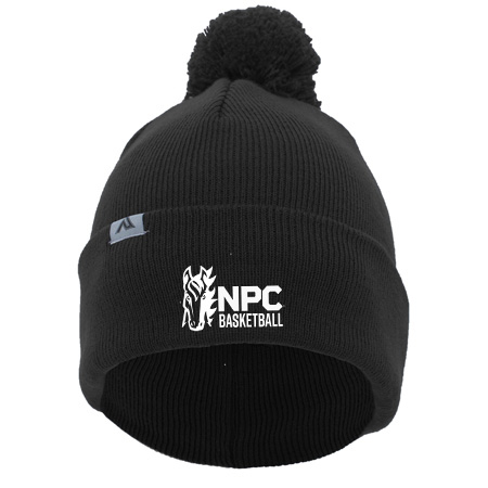 NPC Basketball KNIT FOLD OVER POM-POM BEANIE - Image 30
