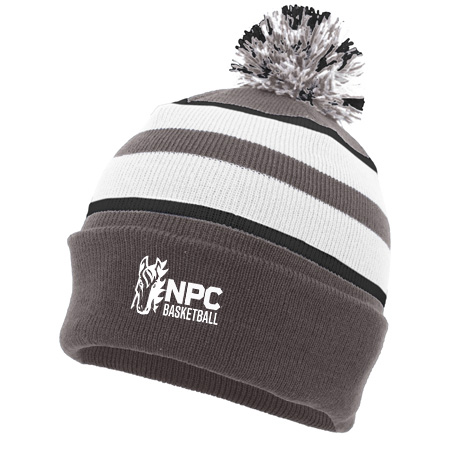NPC Basketball KNIT FOLD OVER POM-POM BEANIE - Image 14