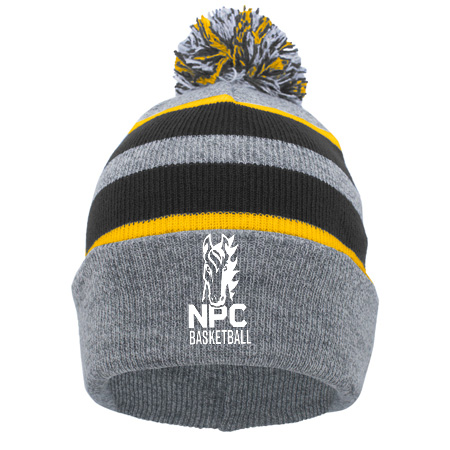 NPC Basketball KNIT FOLD OVER POM-POM BEANIE - Image 5