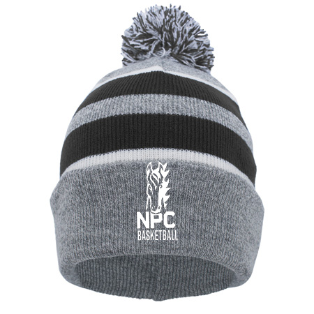NPC Basketball KNIT FOLD OVER POM-POM BEANIE - Image 25