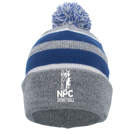 NPC Basketball KNIT FOLD OVER POM-POM BEANIE - Image 6