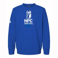 Alternative view of NPC Basketball Adidas Fleece Crewneck Sweatshirt