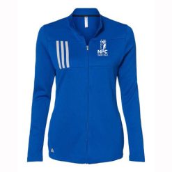 Alternative view of NPC Basketball Ladies Adidas 3-Stripes Double Knit Full-Zip Pullover