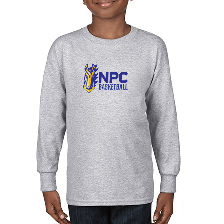 NPC Basketball Youth Heavy Cotton™ Youth Long Sleeve T-Shirt - Image 3