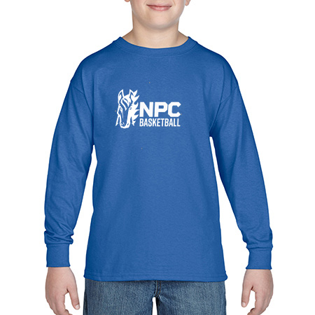 NPC Basketball Youth Heavy Cotton™ Youth Long Sleeve T-Shirt - Image 7