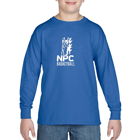 NPC Basketball Youth Heavy Cotton™ Youth Long Sleeve T-Shirt - Image 8