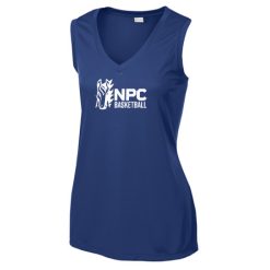Alternative view of NPC Basketball Ladies Ladies Sleeveless PosiCharge® Competitor™ V-Neck Tee