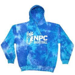 Alternative view of NPC Basketball Adult Tie Dye Fleece Pullover