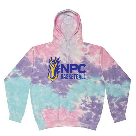 NPC Basketball Adult Tie Dye Fleece Pullover - Image 40