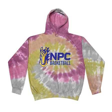 NPC Basketball Adult Tie Dye Fleece Pullover - Image 15