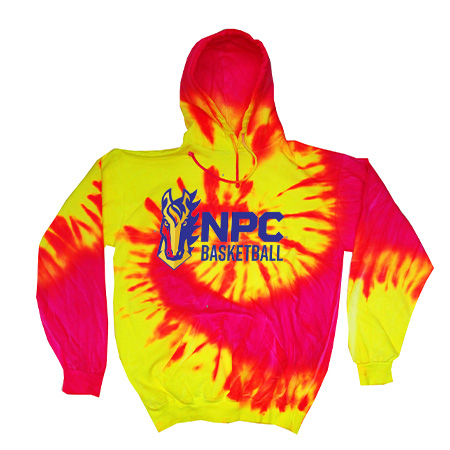 NPC Basketball Adult Tie Dye Fleece Pullover - Image 26