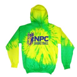 NPC Basketball Adult Tie Dye Fleece Pullover