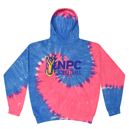 NPC Basketball Adult Tie Dye Fleece Pullover - Image 27